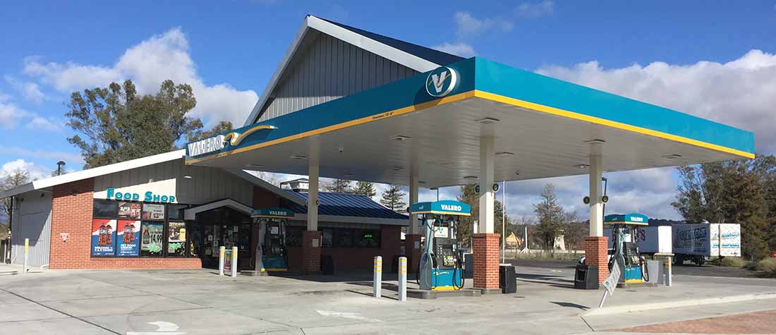 Bazzani Building Company completed Valero Gas Station in Windsor, CA